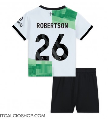 Liverpool Andrew Robertson #26 Seconda Maglia Bambino 2023-24 Manica Corta (+ Pantaloni corti)